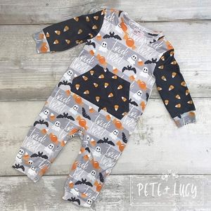 Pete and Lucy boys Trick or Treat Romper
